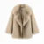 Winter Ins Hot Fashion Girls Oversized Gradient Fur Coat Women Thick Warm Outerwear Fluffy Faux Fox Fur Jacket