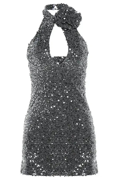 Sequins Bodycon Mini Dress