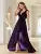 Surplice Front Ruffle Trim Prom Dress