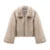 Winter Fluffy Gradient Faux Fur Coat Women Thicken Warm Fox Fur Jacket Girls Streetwear Style Furry Fur Overcoat