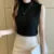 Spring Women Knitted Green Tank Tops Women Thin Tops Basic Casual Tank Tops O-neck Tees Sleeveless Tops For Women