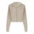 Solid Knitter Women¡¯s Sweater Cardigan Zip Up Hooded Long Sleeve Retro Simple Harajuku Cropped Coat Casual Fashion