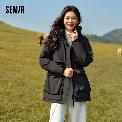 Down Jacket Women China Series Mid-Length Down Jacket  New Winter Goose Down Winter Clothing