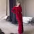 Fashion Knit Long Dress Off-Shoulder Female Ribbed Loose High Waist Elegant Autumn Party Dress Ladies Knitwear Maxi Dress