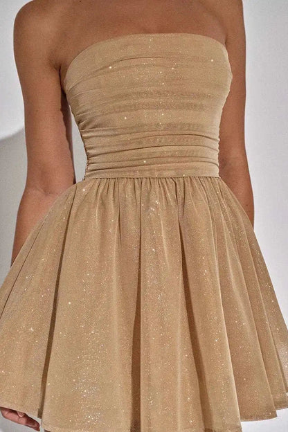 Sleeveless Zipper Mini Dress
