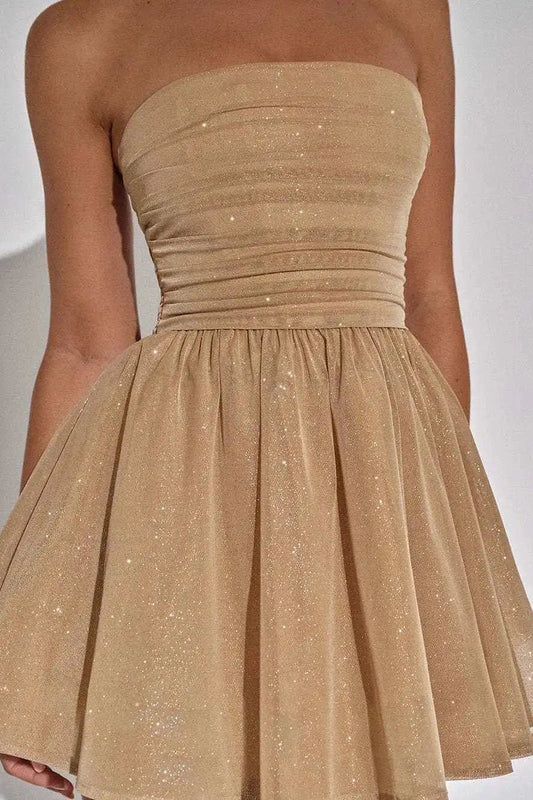 Sleeveless Zipper Mini Dress