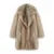 Luxury Brand Fluffy Faux Fur Jacket Women  Winter Long Thicken Warm Gradient Fox Fur Coat Streetwear Furry Overcoat