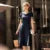 Dress Women Navy Collar With A Collegiate And Artistic Style  Summer New White Moonlight Waist-Cinched Long Dress
