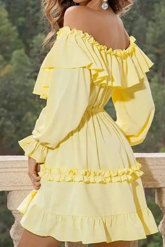 Off Shoulder Mini Dress