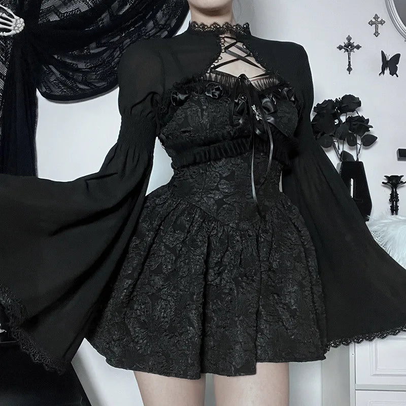 Sheer Long Sleeve Mesh Top