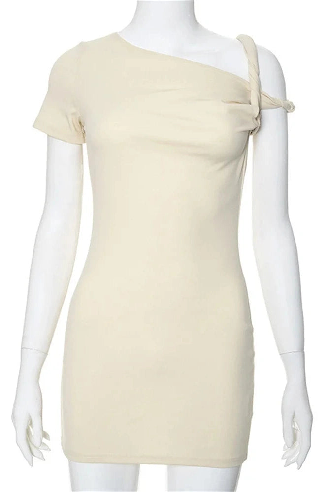 One-Shoulder Mini Dress