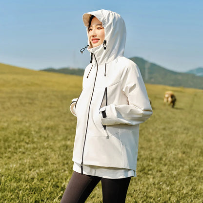 Down Jacket Women Three-Defense Rainproof Windproof Moisture Permeable Three-in-One  New Winter Two-Piece Down Jacket