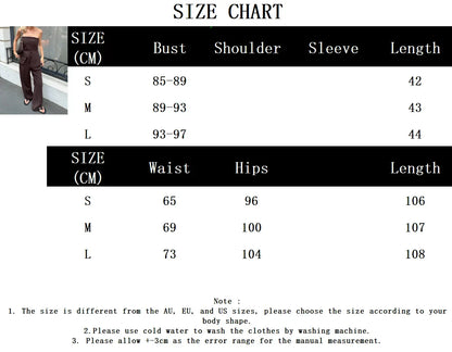 Vintage Solid Pants Sets Women Summer Off Shoulder Lace-up Tube Top+Wide Leg Trouser 2025 New Fashion Simple Elegant 2 Piece Set