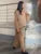 Autumn 2 Piece-Set Maxi Skirt Female V-Neck Loose Patchwork Fashion Pullover And Long Skirt Sets Elegant Ladies Outfits