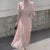 Elegant Solid Midi Dresses for Women Ruffles Half-high Collar A-line Office Lady Casual Korean Fashion Autumn Vestidos Mujer New