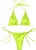 Bikini Satin Silk Swimsuit Women Swimwear Push Up Set Brazilian Bathing Suit Summer Two Pieces Self-tie Beach Wear Swimsuit