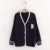 Korean Sweet Chic Women Sweaters Japanese V Neck Long Sleeve Cute Cardigans 2021 New Embroidery Cardigan