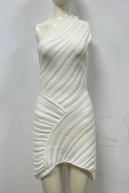 Bodycon Mini Dress with Hollow Out Detail