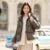 Down Jacket Women Three-Proof Solid Color Stand-Up Collar Loose Simple Winter  New Versatile Goose Warm Down Jacket