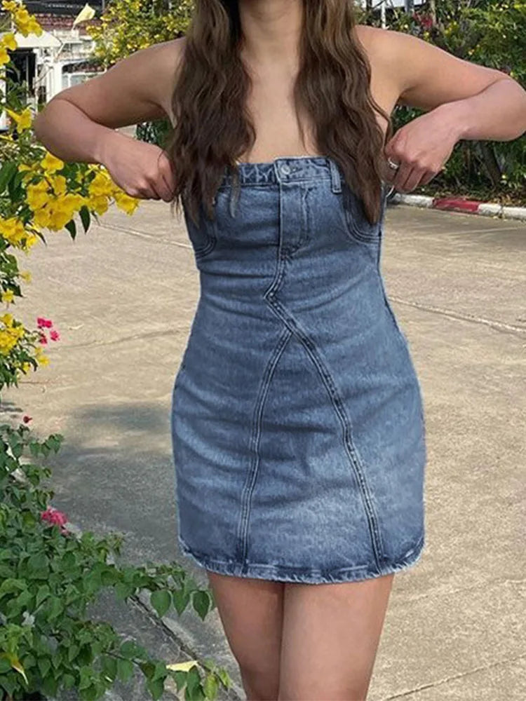 Denim Mini Dress