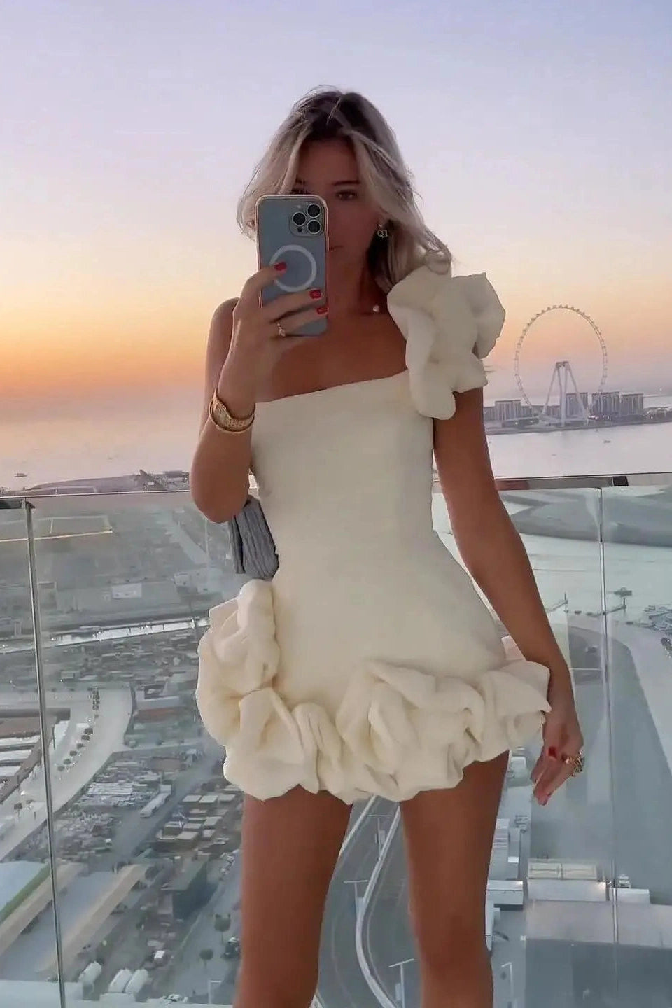 Strapless Backless Slim Mini Dress