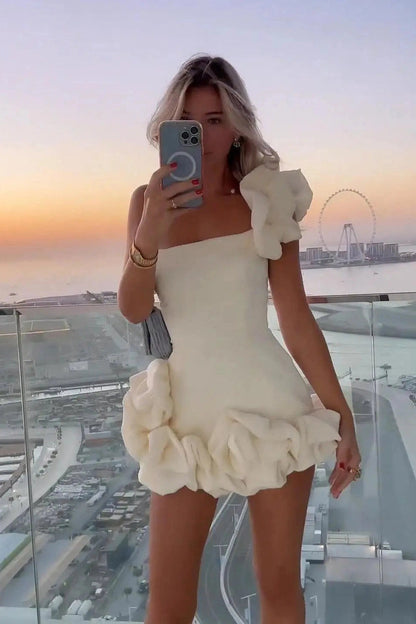 Strapless Backless Slim Mini Dress
