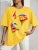 Painted Lady Face Personality Design Print T Shirt Female Street Comfortable T-Shirt Soft Casual Tops Breathable Short Sleeve