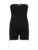 Strapless Contrast Binding Bow Skinny Sleeveless Bodycon Rompers Womens Playsuits