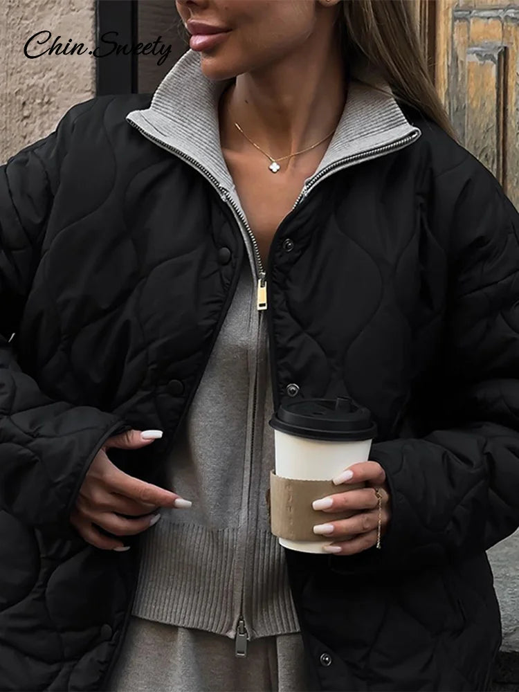 Knitted Pants Sets Women Stand Collar Zipper Cardigan Loose High Waist Pants Suits  Autumn Winter New in Matching Outfits