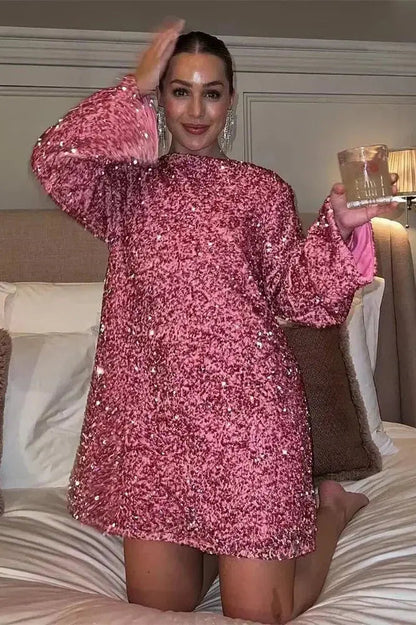 Sequin Mini Dress