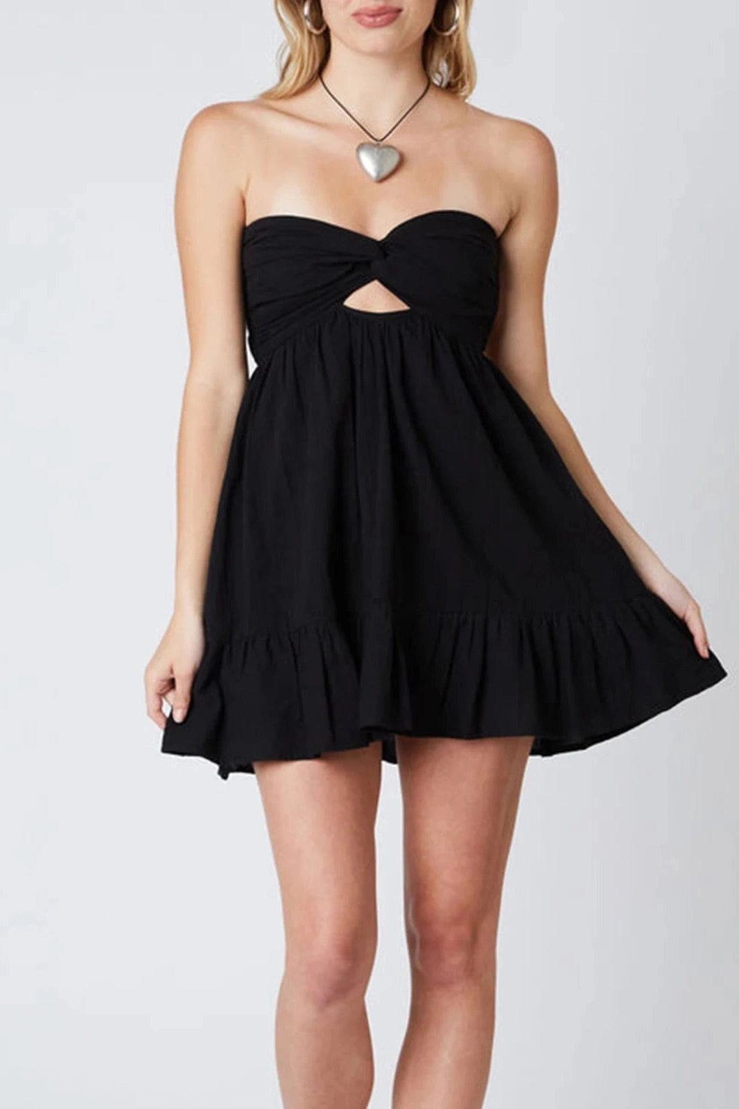 Backless Sleeveless Mini Dress