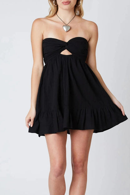Backless Sleeveless Mini Dress
