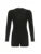 Hollow Hook Front Skinny Sexy Black Rompers Womens Black Solid O Neck Long Sleeve Autumn Winter Playsuit Basic Baddie Outfits