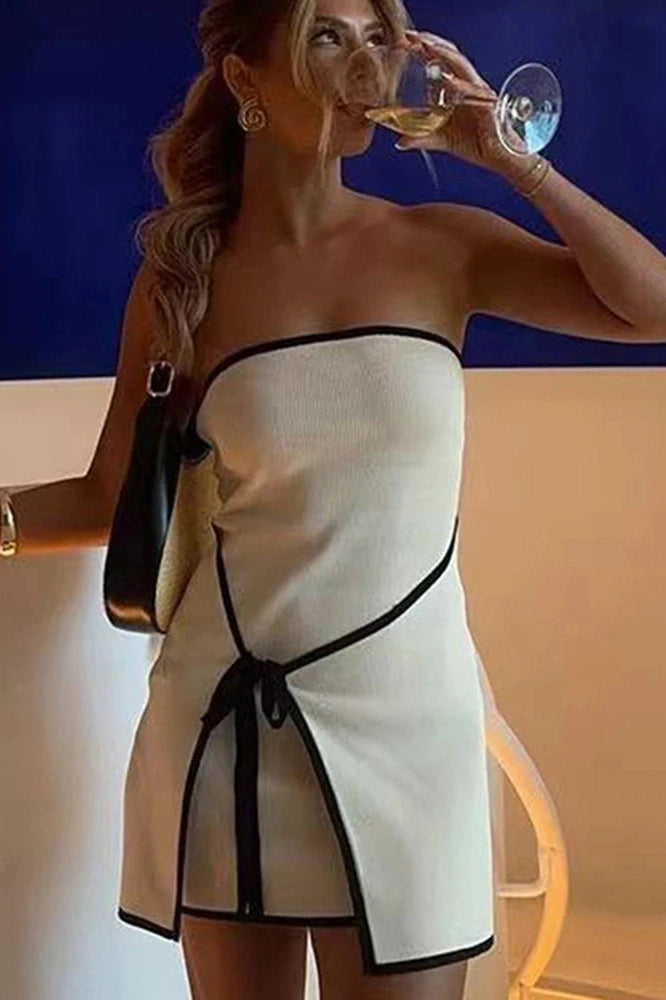 Slim Sleeveless Mini Dress