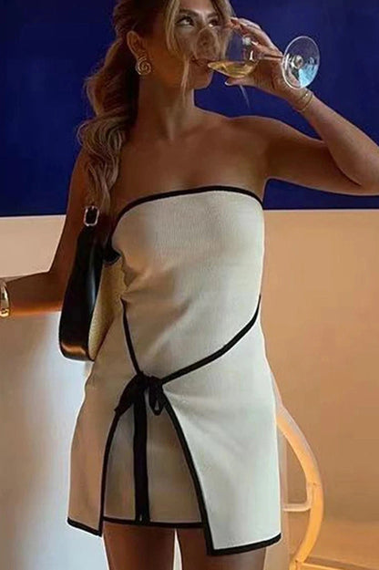 Slim Sleeveless Mini Dress