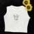 Sweet and spicy new printed short-sleeved short T-shirt women summer  Spice Girls slimming everything with shoulder clothes