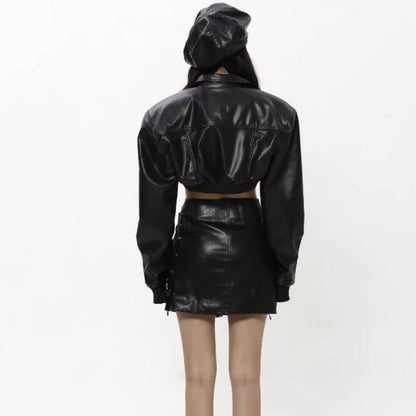 Black Cropped Jacket
