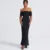 Solid Elegant Evening Prom Desses Hollow Out Ruched Long Party Off The Shoulder  Wholesale Y2K Streeetwear Casual