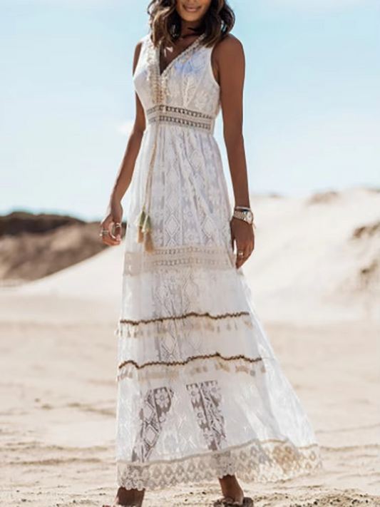 Vestido largo bohemio chic | Ideal para salidas diarias