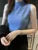 Spring Women Knitted Green Tank Tops Women Thin Tops Basic Casual Tank Tops O-neck Tees Sleeveless Tops For Women