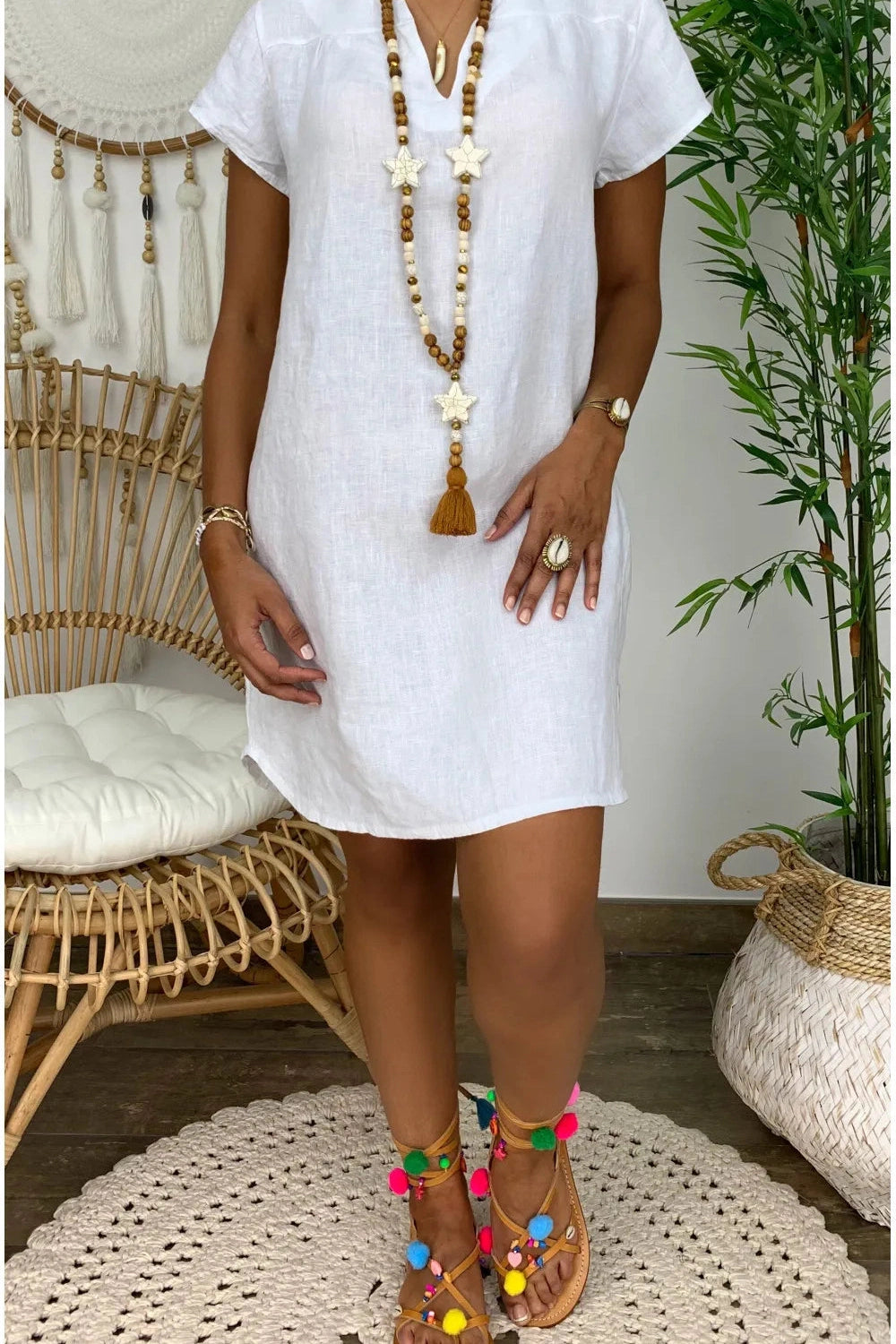 Elegant Loose Mini Dress