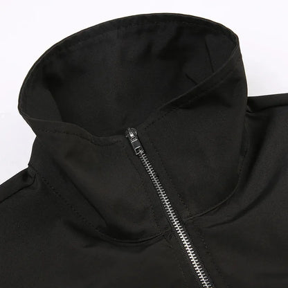 Cyberpunk Hollow Out Mesh Top