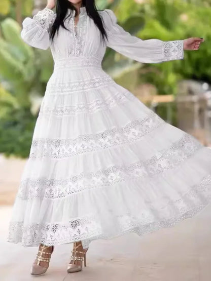 Elegant long dress european style