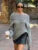 Knit Sweater Pullover For Women Loose Off-Shoulder Ribbed Long Sleeve Fashion Streetwear Knitwear Casual Autumn Sweater