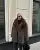 Fashion Faux Fur Jacket Coat Women Warm Fluffy Loose Long Sleeve Lapel Female Overcoat  Winter Yellow Lady Street Outwear