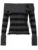 Off Shoulder Slim Knitted Stripe Jumper Women Lace-Up Slash Neck Long Sleeve Sweater Tee Korean Fashion Street Knittwear