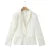 Autumn Single-breasted Buttons Slim Waist Blazer Boyfriend Retro Women Pad Shoulder Full Sleeve Suit Female Coat