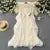 Autumn Solid Pleated Long Dresses for Women Halter V-neck Flare Sleeve Wedding Party Dress Korean Fashion One Piece Vestidos New