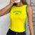 Short slim letters Europe and the United States top Y2K women’s summer vest crop sexy clothing street