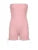 Strapless Contrast Binding Bow Skinny Sleeveless Bodycon Rompers Womens Playsuits